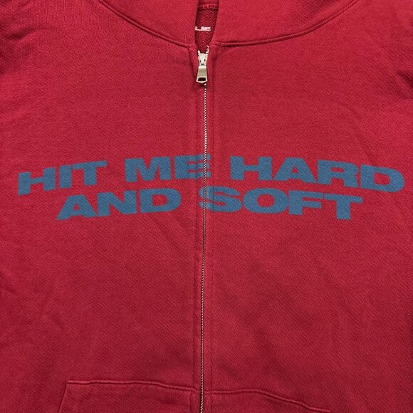 Billie Eilish Hit Me Hard and Soft Zip-Up Hoodie XXL - Picture 2 of 4